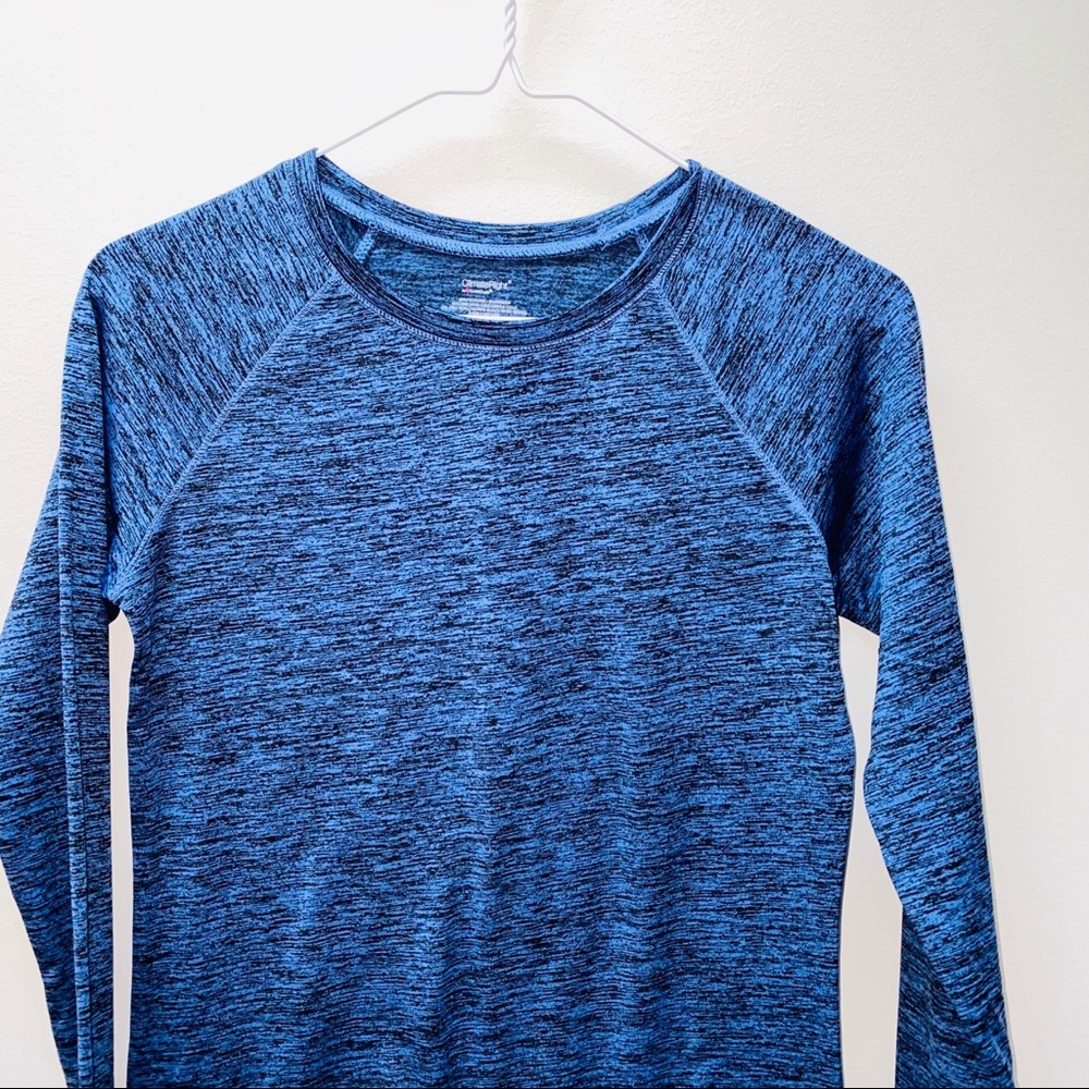 Climate Right black blue shirt sz S